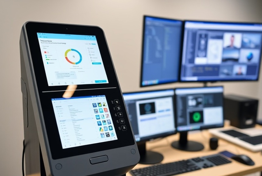 Self-service interface running normally